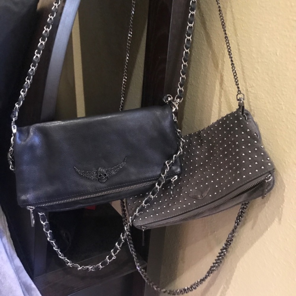 Zadig & Voltaire purse gray one
